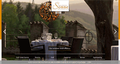 Desktop Screenshot of golfhotelsonne.it