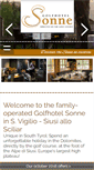 Mobile Screenshot of golfhotelsonne.it